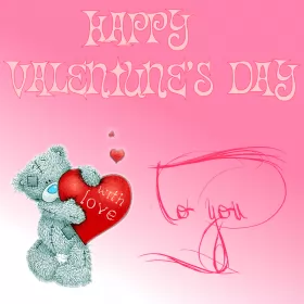 Открытки Valentines Day Открытка картинка Valentines Day день святого Валентина 14 февраля