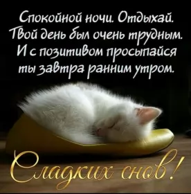 Открытки спокойной ночи Картинки открытки с пожеланиями спокойной ночи,спокойного сна.