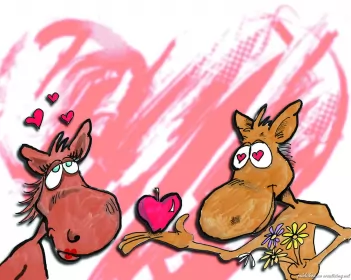 Открытки день влюблённых прикольные Открытка картинка прикольная с днём святого Валентина 14 февраля 