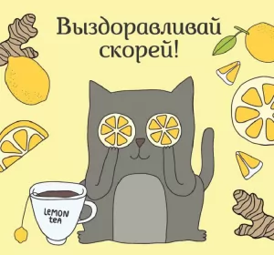 Открытки выздоравливай Открытки выздоравливай ,пожелания скорейшего выздоравления .