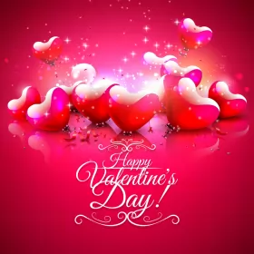 Открытки Valentines Day Картинка открытка Valentines Day день всех влюблённых 14 февраля