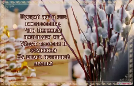 Открытки вербное воскресенье Открытка картинка с вербным воскресеньем,на вербное,с вербным