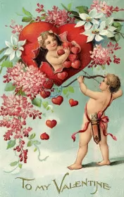 Открытки день влюблённых ретро Открытки 14 февраля на день святого Валентина,день влюблённых ретро