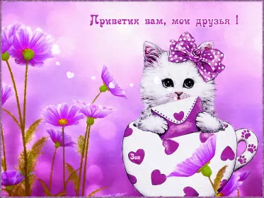 Привет,приветствие Открытка картинка гиф ,мерцающая привет,приветсвие,передать привет