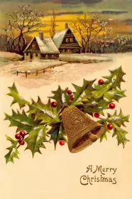 Открытки ретро Merry Christmas Открытки картинки ретро Merry Christmas ретро стиль с рождеством