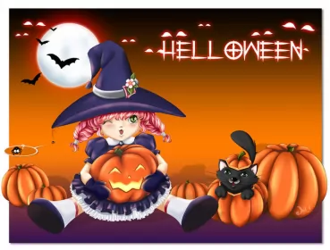 Открытки на хэллоуин Открытка с праздником хэллоуин,поздравления на хэллоуин,с хэллоуином