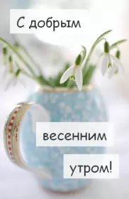 Доброе весеннее утро Открытка доброе весеннее утро,с добрым весенним утром,весеннее утро