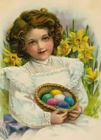 Открытки пасха ретро Картинка открытка с пасхой,на пасху ретро,ретро стиль с пасхой