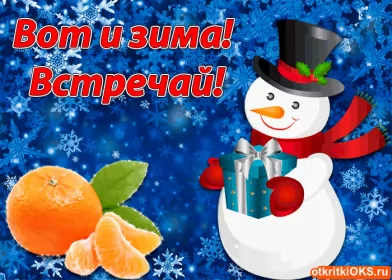 Открытки первый день зимы Открытка гиф,мерцающая первый день зимы,1 декабря,с началом зимы