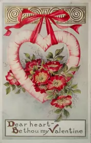 Открытки день влюблённых ретро Открытка картинка с днём влюблённых 14 февраля ,день св.Валентина ретро