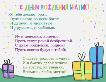 Открытки с днём рождения брату Открытки с днём рождения брат,поздравления для брата с днём рождения