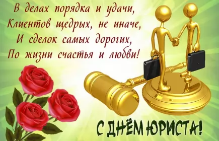 Открытки на день юриста Открытка с проф.праздником день юриста,поздравления на день юриста