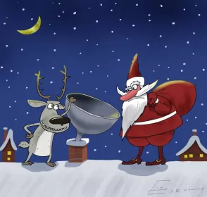 Открытки прикольные с Новым годом Открытка прикольная с новым годом ,на новый год 31 декабря .