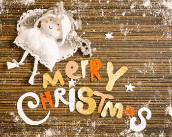 Открытки Merry Christmas Открытка картинка merry christmas,с рождеством поздравления,кукла