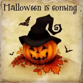 Открытки на хэллоуин Открытки хэллоуин,на праздник хэллоуин,поздравления с хэллоуином,тыква в шляпе