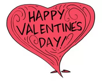 Открытки Valentines Day Открытка картинка Valentines Day день святого Валентина 14 февраля
