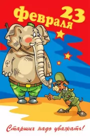 Открытки на 23 февраля прикольные Картинка прикольная на 23 февраля день защитника отечества .