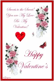 Открытки Valentines Day Открытка картинка Valentines Day день святого Валентина 14 февраля