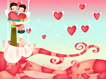 Открытки Valentines Day Картинка открытка Valentines Day день всех влюблённых 14 февраля