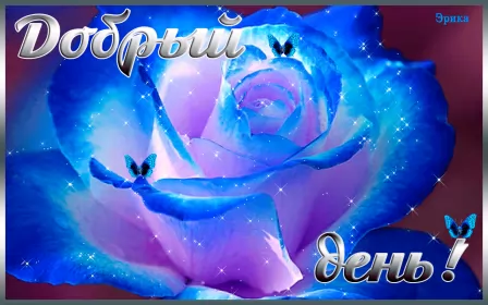 Открытки добрый день Открытка гиф , мерцающая добрый день,пожелания доброго дня .