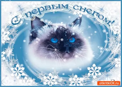 Открытки с первым снегом Открытки с первым снегом,первый снег,выпал первый снег,снежок