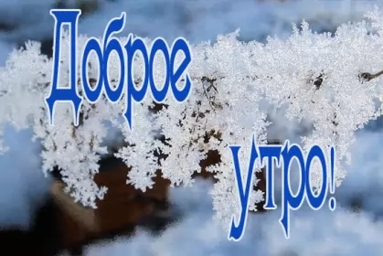 Доброе зимнее утро Открытка картинка доброе утро зимы,зима доброе утро,зимнее утро