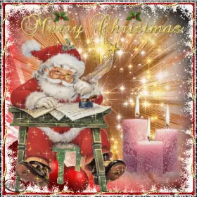 Открытки Merry Christmas Открытка картинка гиф Merry Christmas с рождеством на английском