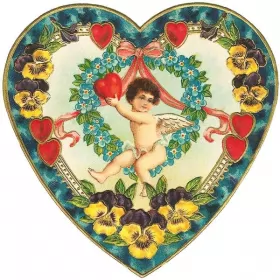 Открытки день влюблённых ретро Открытка картинка с днём влюблённых 14 февраля ,день св.Валентина ретро