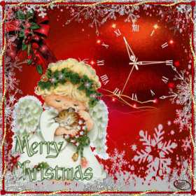 Открытка картинка гиф merry christmas с рождеством,ангелочек с котёнком Открытка открытки картинка картинки гиф мерцающая с рождеством на английском языке merry christmas,рождественская открытка мери кристмас,картинка гиф мери кристмас скачать